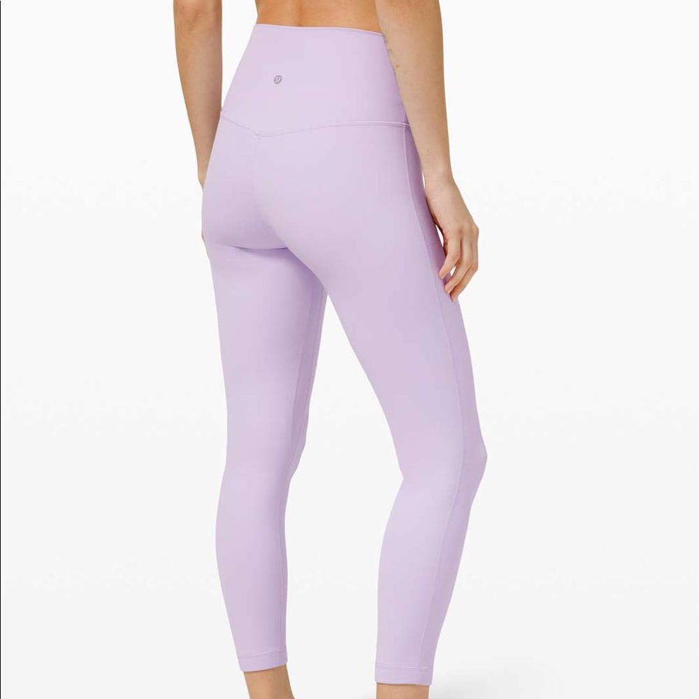 Lavender Lululemon Align Leggings 25”